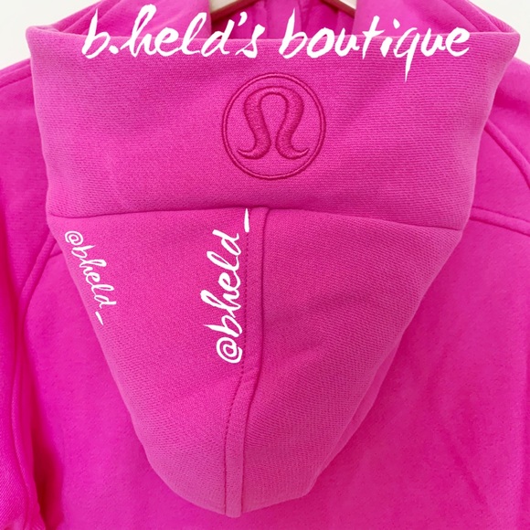 lululemon Scuba Oversized Half-Zip Hoodie in Sonic Pink Size M/L Brand New NWT - Picture 12 of 15